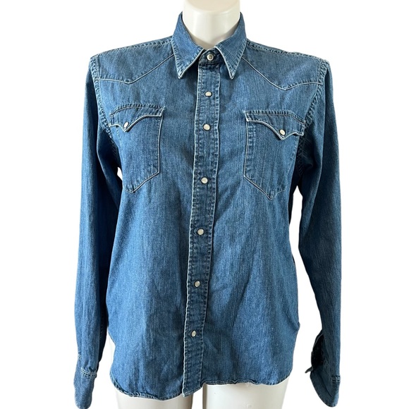 Polo Ralph Lauren Tops - Polo by Ralph Lauren Classic Western Pearl Snap Button- Down